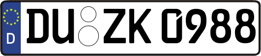 DU-ZK0988