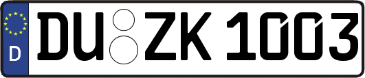 DU-ZK1003