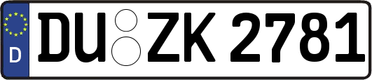 DU-ZK2781