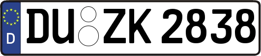 DU-ZK2838