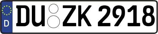DU-ZK2918