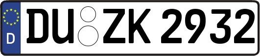 DU-ZK2932