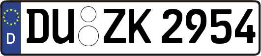 DU-ZK2954