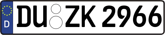 DU-ZK2966
