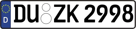 DU-ZK2998