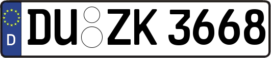 DU-ZK3668