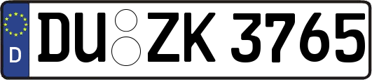 DU-ZK3765