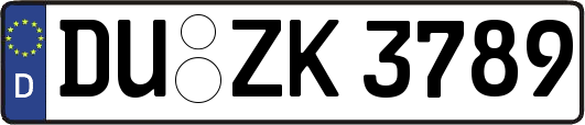DU-ZK3789