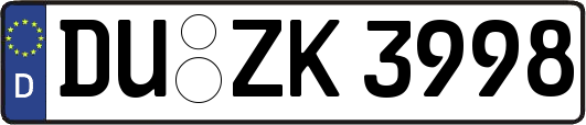 DU-ZK3998