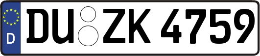 DU-ZK4759
