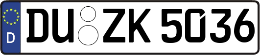 DU-ZK5036