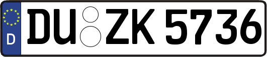 DU-ZK5736