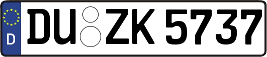 DU-ZK5737