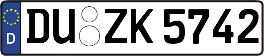 DU-ZK5742