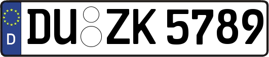 DU-ZK5789