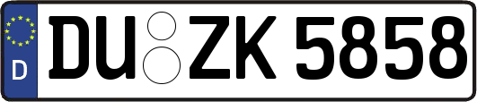 DU-ZK5858