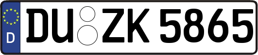 DU-ZK5865