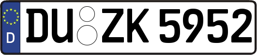 DU-ZK5952