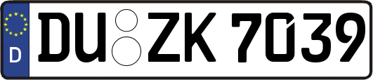 DU-ZK7039