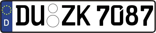 DU-ZK7087