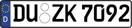 DU-ZK7092