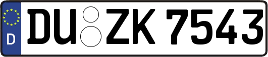 DU-ZK7543