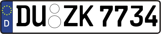 DU-ZK7734