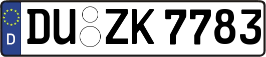 DU-ZK7783