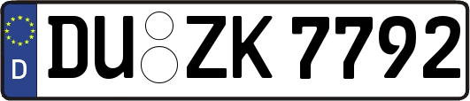 DU-ZK7792
