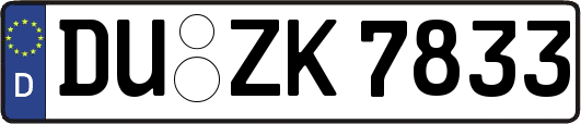 DU-ZK7833