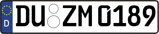 DU-ZM0189