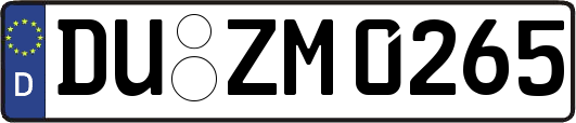 DU-ZM0265
