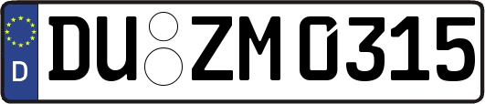 DU-ZM0315