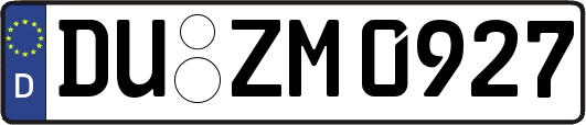 DU-ZM0927