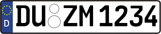 DU-ZM1234