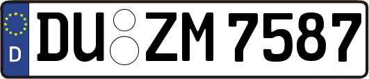 DU-ZM7587