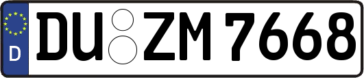 DU-ZM7668
