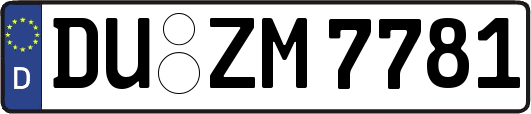 DU-ZM7781