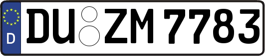 DU-ZM7783