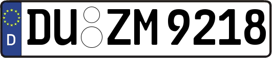 DU-ZM9218