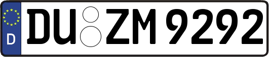 DU-ZM9292