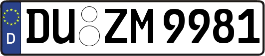 DU-ZM9981