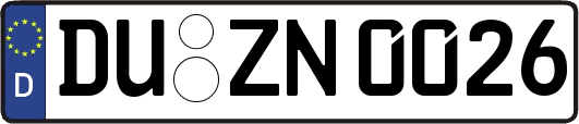 DU-ZN0026