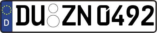 DU-ZN0492