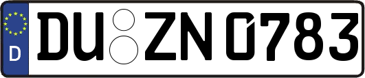 DU-ZN0783