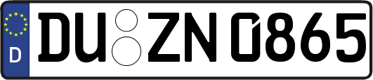 DU-ZN0865