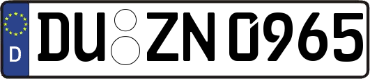 DU-ZN0965