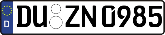 DU-ZN0985