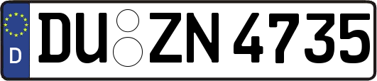 DU-ZN4735