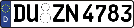 DU-ZN4783